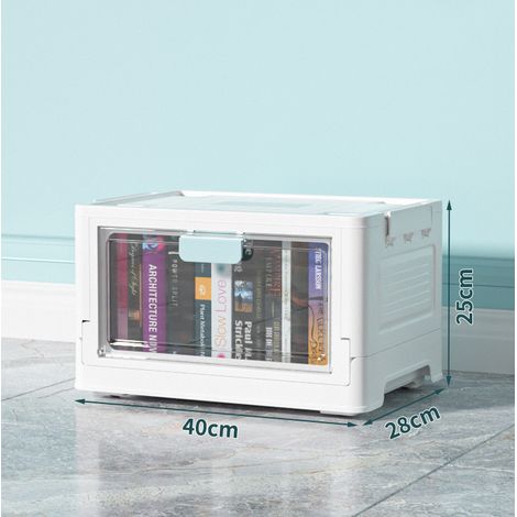 Boîte de rangement pliable, rangement de vêtements, armoires de chambre à coucher, conteneurs d'économie d'espace, organisateur de cuisine à domicile (1/5)