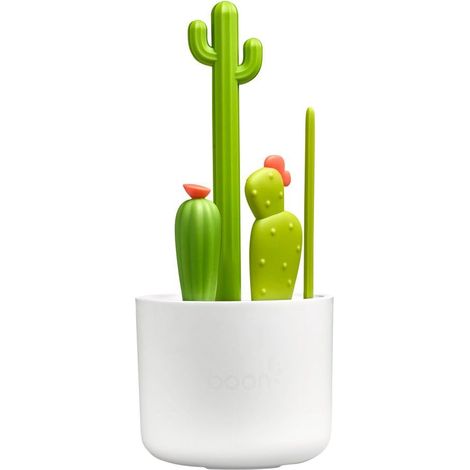 Flaschenbürsten-Set – Enthält eine Flaschenbürste, eine Saugerbürste, eine Präzisionsbürste und eine Strohhalmbürste – Flaschentrockner-Bürsten-Set – Baby-Basics – 4-teilig (1/5)