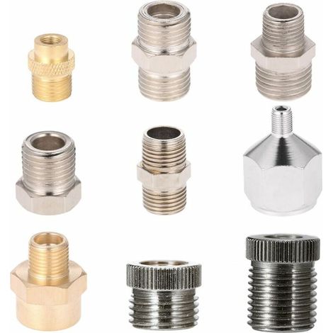 Kit Adaptateur Pour Aerographe, 9 Pcs (1/5)