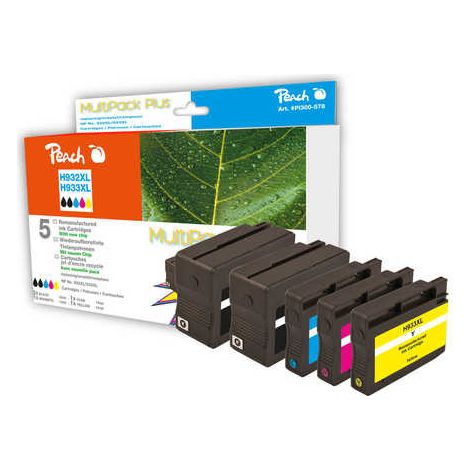 Peach Patrone HP Nr.932/933XL      MultiPackPlus   REM,KOM (PI300-578)