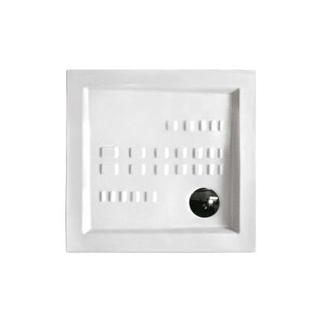 Piatto doccia 80x80 h.5,5 in ceramica bianco lucido Ito di (1/4)