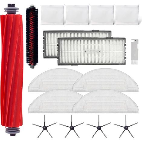 16 pièces Kit d'accessoires pour Roborock S7 MaxV Ultra avec brosses et filtres de rechange (1/5)