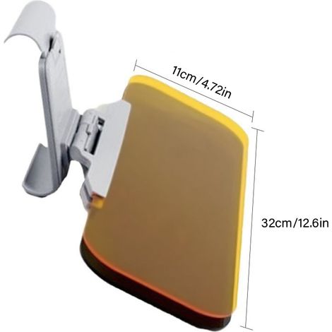 Lunettes Pare-Soleil Extensible pour Voiture Anti-Éblouissement Protection Visière Conducteur (1/5)