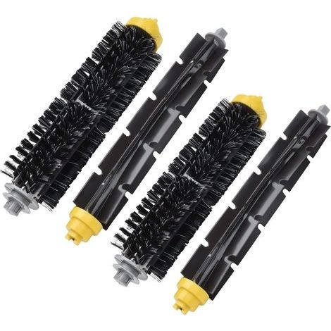 iRobot Roomba série 600 690 980 670 660 651 650 630 614 595 585 564 552 , 2 paires de poils et brosse agitatrice flexible , kit minceur sous vide (1/5)