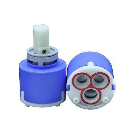 40-mm-Keramikkartusche als Ersatz für NKJ-40A „Kerox“ 2-Fuß-Einhebelmischer, Rechtsanschlag, für Küche, Bidet und Badewanne