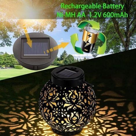 Set mit 2 Ersatz-Solarleuchten mit LEDs – Solarpanel – Ersatzabdeckung – Für Außenbeleuchtung (1/5)