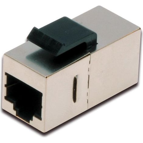 Acoplador modular Digitus CAT 5e, RJ45 blindado a RJ45, para conexión de panel. (1/2)