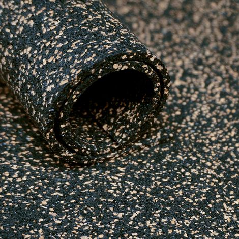 Subsuelo de corcho de goma - Rollo de 12 m2 - Espesor 3 mm