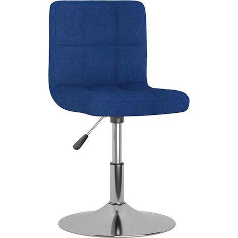 Maison Exclusive - Sedie da Pranzo Girevoli 4 pz Blu in Tessuto (1/5)