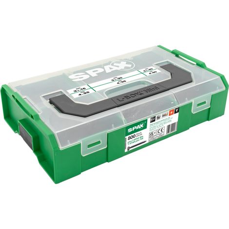 Spax Montagekasten L-BOXX MINI KUNSTSTOFF T-STAR PLUS BLAX (1/5)