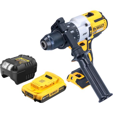 Trapano a percussione a batteria DeWalt DCD 996 D1 18V 95Nm senza spazzole + 1x batteria ricaricabile 2,0 Ah + caricabatterie
