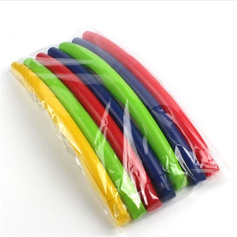 Anneau de fitness lesté détachable, tube de hula, outil de sport pour l'entraînement, 7 sections (1/5)