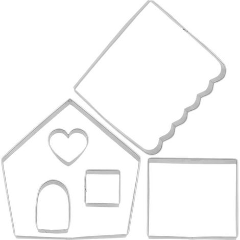 Stampi per casette di pan di zenzero, 6 pezzi / Birkmann (1/4)
