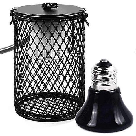 Lampe chauffante infrarouge 100 W pour animaux de compagnie, émetteur céramique, ampoule chauffante, couveuse pour poussins et reptiles, prise européenne (1/5)