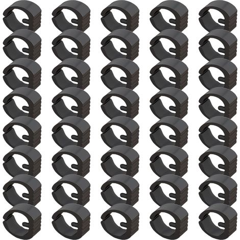 Lot de 40 protège-pieds chaise bureau, colliers serrage, (1/5)