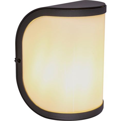 Globo Segga Applique d'extérieur encastrée Anthracite IP44 1x E27