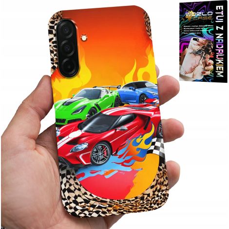 Hülle für Samsung Galaxy A26 5G – Für Kinder, Rennwagen + Glas (1/5)