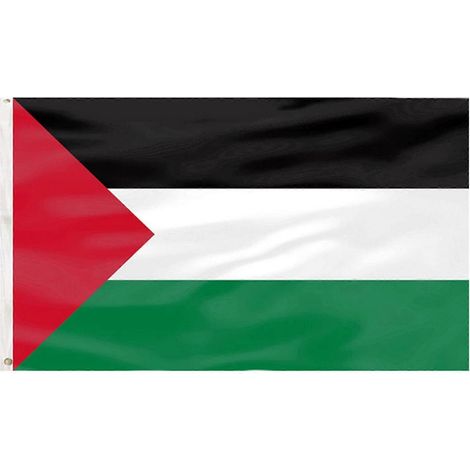 Drapeau palestinien SKY FLAG, grand format, 150 x 90 cm, suspendu, en polyester de haute qualité, Gaza, bannière palestinienne. Taille : 5 pièces. (1/4)