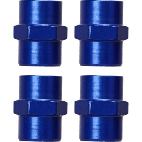 Lot de 4 raccords unions femelles 1/8 pouce NPT adaptateurs tuyauterie universels carburant air eau huile gaz (1/5)
