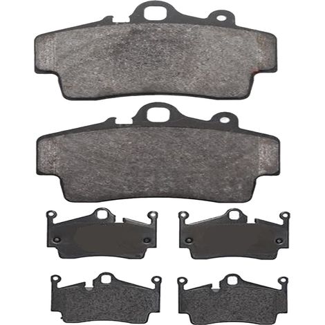 KIT PASTIGLIE FRENO ANTERIORI E POSTERIORI compatibile con RENAULT CLIO V (B7) / PASTIGLIE FRENANTI AUTO OEM P 68 050  P 68 073,P 68 041 / SOSTITUZIONE DIRETTA / BASSA POLVERE / SILENZIOSO