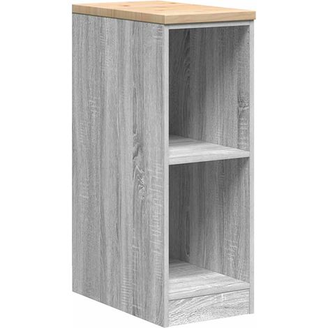 Maison Exclusive - Armario de garaje de madera maciza pino gris S