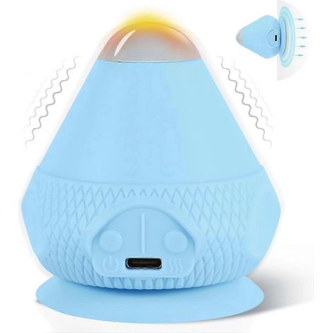 Balle de massage, balle de massage électrique avec ventouse, avec vibration et compresse chaude, automassage des points de déclenchement du dos, du cou, des jambes, des pieds, etc. (1/4)