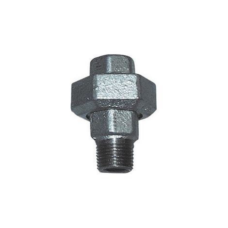 Unión cónica galvanizada de 3"