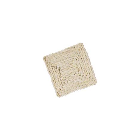 SOTTOPENTOLA QUADRO IN PAGLIA- - cm.18x18 fantasie assortite - 12 pezzi XTRA