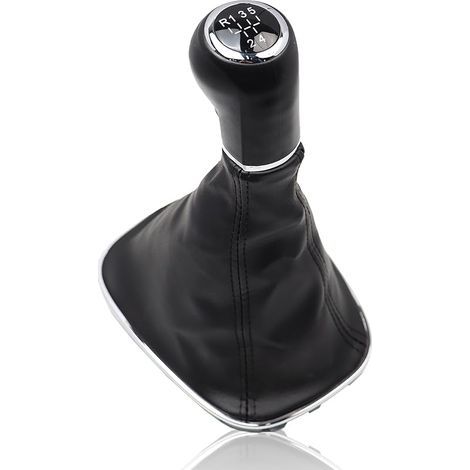 Pommeau de levier de vitesses à 5 vitesses 009140093 adapté pour Opel Corsa D 2006-2014 Corsa E 2014-2019 19276456 Levier de vitesses noir (1/5)