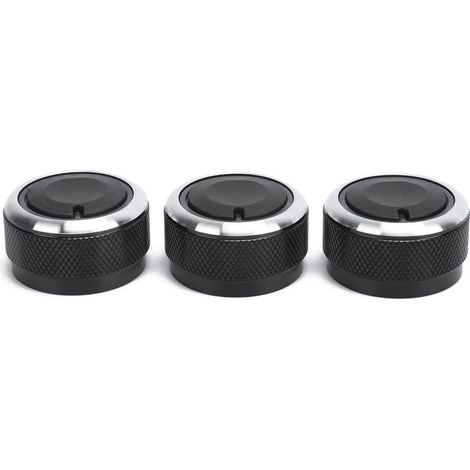 Bouton de contrôleur thermique de commutateur de climatisation de voiture, 3 pièces de remplacement pour Tacoma Vios 2002 – 2014 (1/5)