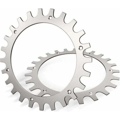 Lawnmower accessory: High-quality stainless steel cleats for Worx Landroid lawnmower, model S/M, 2mm thick, wheel: 205mm