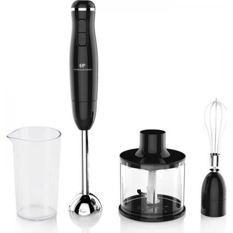 Mixeur Electrique plongeant CONTINENTAL EDISON CEHB01 Noir - 400W - Verre doseur 550 ml - 2 vitesses (1/5)
