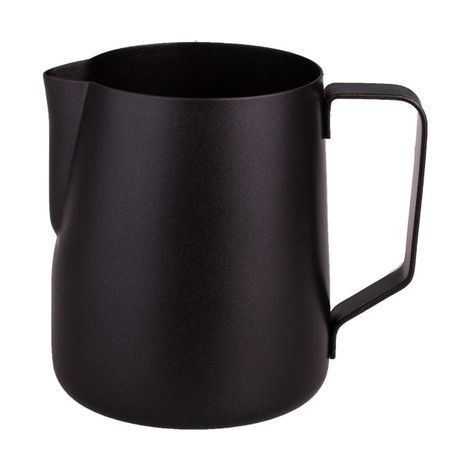 Rhinowares Milchkanne Schwarz 600 ml Edelstahl (1/3)