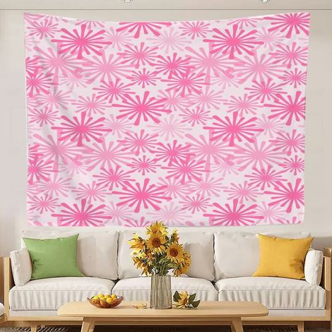 Tapisserie murale bohème à motif nature, idéale pour la chambre d'une adolescente ou comme nappe pour la décoration intérieure. 100x75cm (1/5)