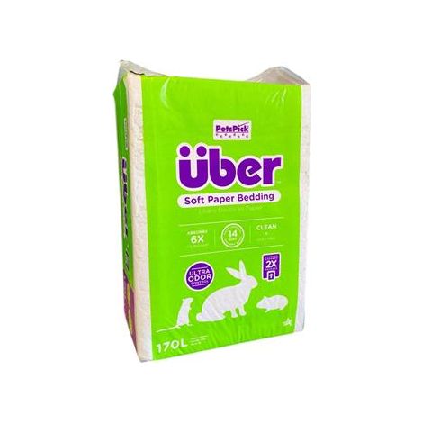 Über - Soft Paper Bedding 170l White
