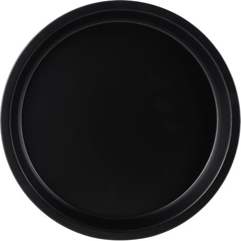 Moule à pizza rond antiadhésif en acier au carbone noir de 20 cm (8 pouces) (1/5)