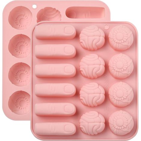 2er Pack Silikon Finger Formen, antihaftend für Schokolade Halloween Kuchen mit praktischer Aufbewahrung (1/5)