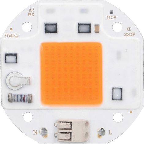 Lampe horticole LED haute puissance 25-26 LED COB 380800 nm, sans alimentation, pour culture hydroponique DIY, 220 V, 70 W (1/4)