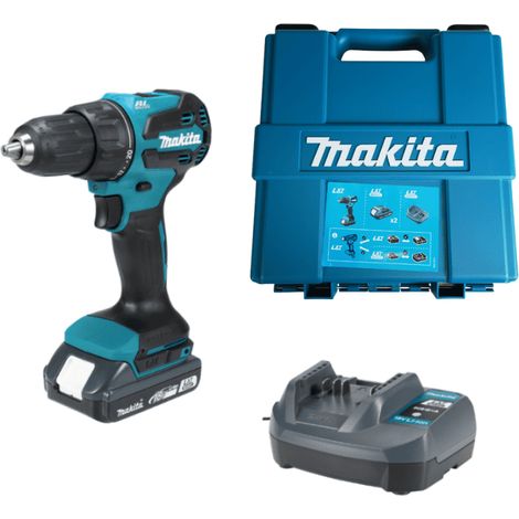 Trapano avvitatore a percussione 18V 65Nm 2x2.0Ah - MAKITA DHP490WVE