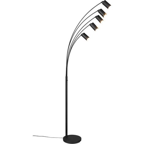 Lampadaire 5 lumières Marley Noir - 412400532 (1/3)