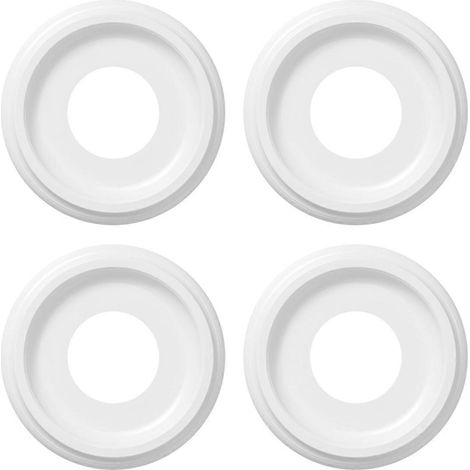 Geformte Deckenrosette aus Nylon für Leuchten und Deckenventilatoren