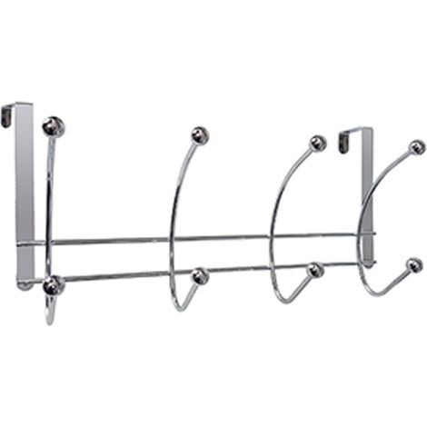 PERCHA ACERO SOBREPUERTA