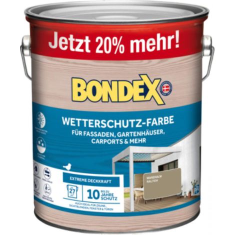 Bondex Wetterschutz Farbe Marehalm (RAL7034) 3L (1/3)