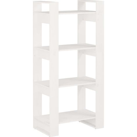 Maison Exclusive - Bücherregal/Raumteiler Weiß 60x35x125 cm Massi