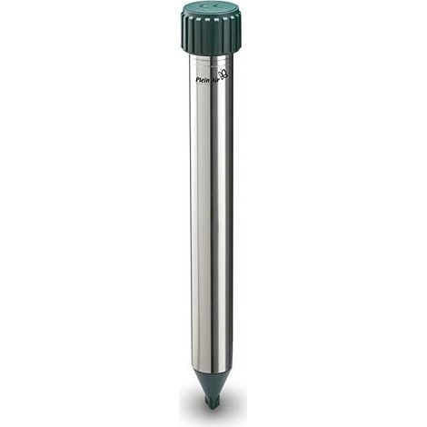 Scacciatalpe AR T2 con batterie a ultrasuoni e vibrazione area protetta 625 m in alluminio e plastica per allontanare talpe ed altri mammiferi scavatori