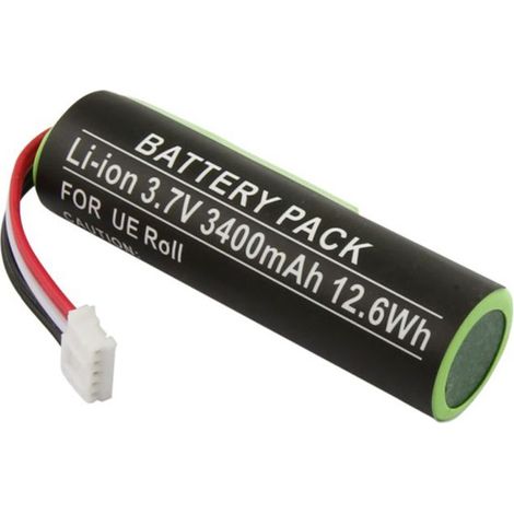 Batterie - AVIZAR - Logitech UE Roll / UE Roll 2 - Li-ion 3.7V - 3400mAh - Noir