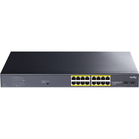 Cudy GS1020PS2 switch Gigabit Ethernet (10/100/1000) Energía sobre Ethernet (PoE) Negro (1/3)