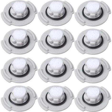 Paquete de 12 filtros para depósito de agua compatibles con Xiaomi Roborock S50 S55 S6 S5Max T60 T6 - Piezas de repuesto (1/4)