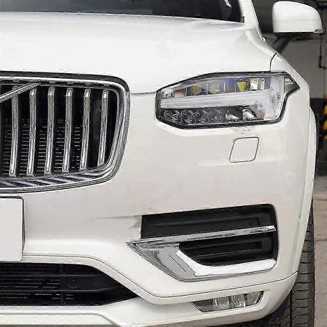 Frontstoßstangen-Scheinwerferwaschabdeckung für Volvo XC90 (2016–2022), Teilenummern 39825447 und 39825430, Kristallweiß, linke Seite