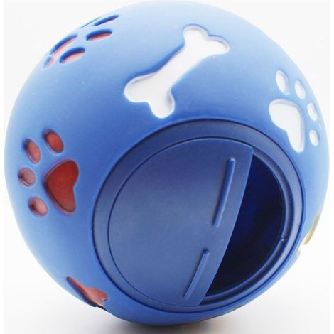 Balle de jeu en plastique pour chiens, 14 cm de diamètre (1/4)